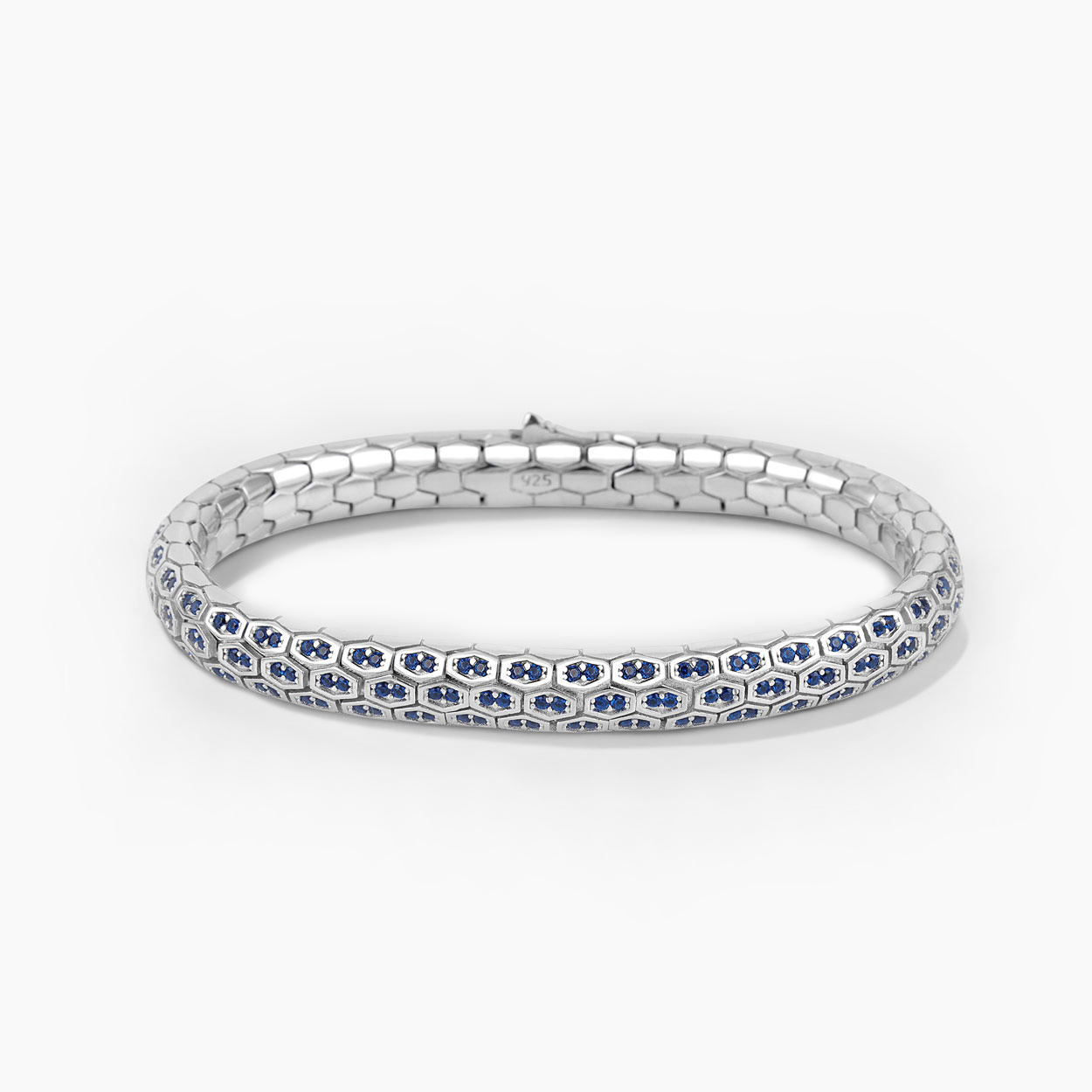 アクセサリー Hender Scheme python silver bangle S Hender Scheme python silver bangle S