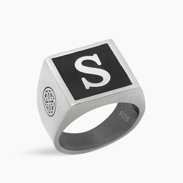Exclusive Personalized Modern Silver Ring