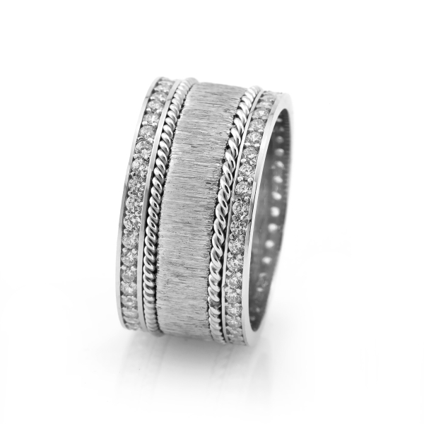 Wedding Women Ring with Rope Design