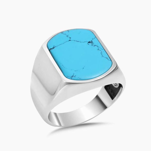 Silver Ring with Turquoise Stone