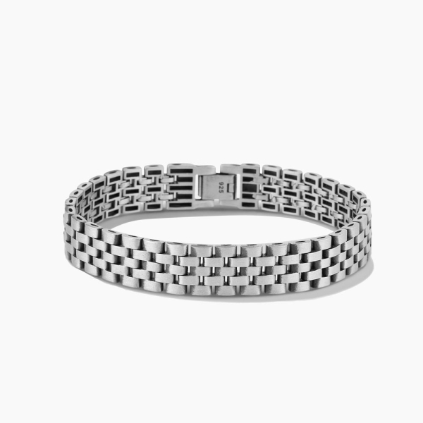 Rolex Style Silver Bracelet