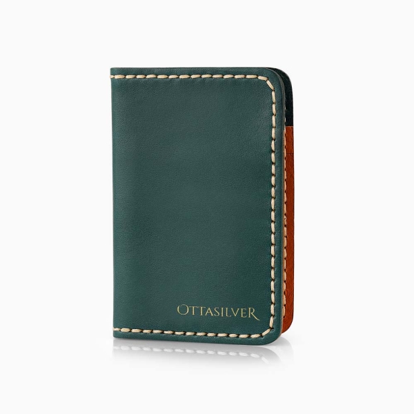Green Bifold - Genuine Leather Wallet