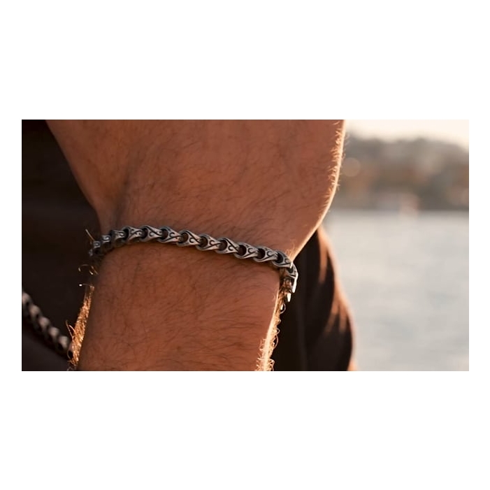 アクセサリー silver925 chain bracelet Silver Chain Bracelet with Zirconia – Mary K Jewellery