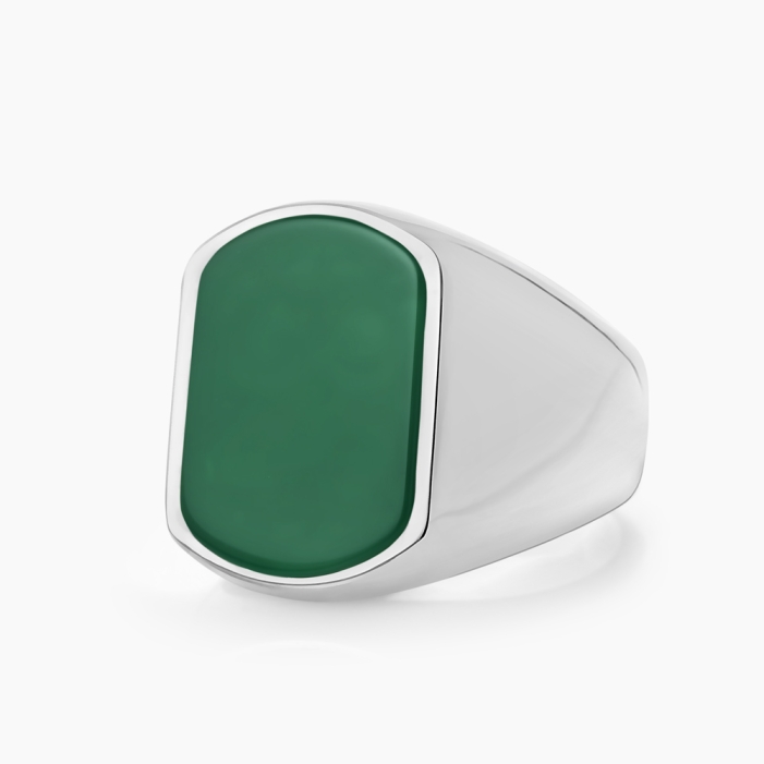 R.ALAGAN/TILE RING (グリーンオニキス) R.ALAGAN]SMALL TILE RING / GREEN | YES-姫路の美容院と服のお
