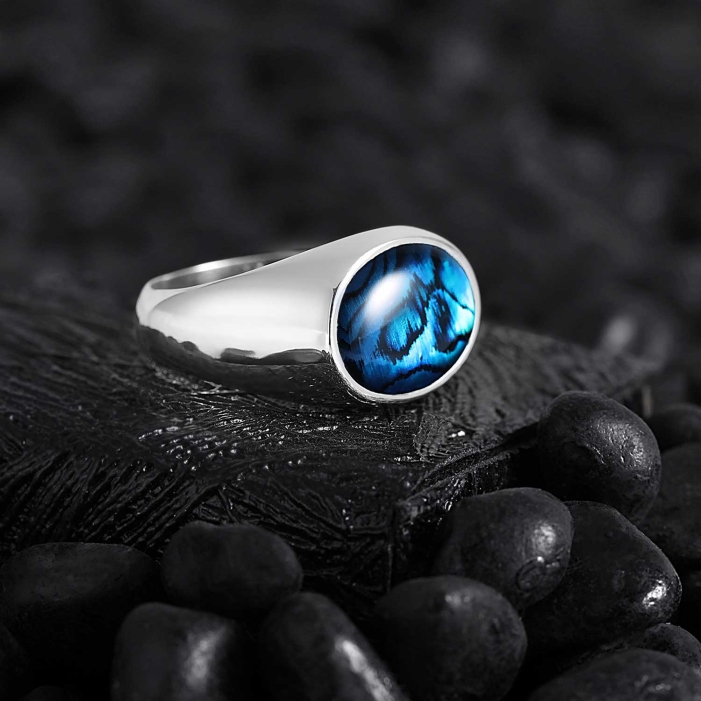 指輪・リング Atlantis Ring in Blue PVC 関税込み】Atlantis Ring in Blue PVC Atlantis Larimar & Blue