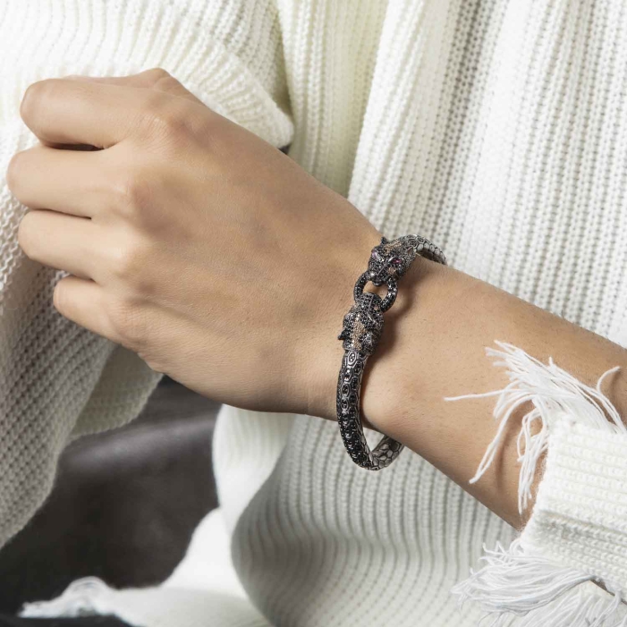 AVALANCHE jewelry bracelet【black silver】 V-20565690_3_565.jpg?pristine=true