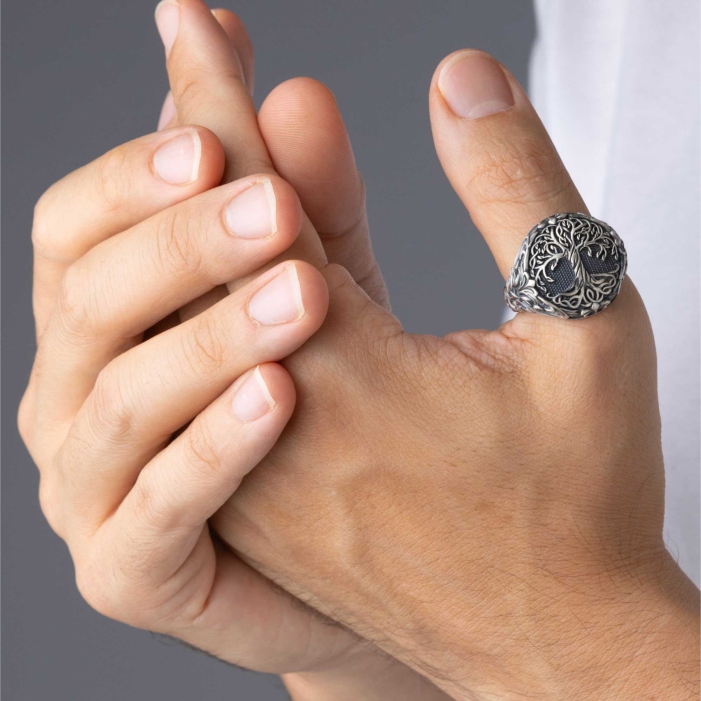 Tree of Life Silver Ring