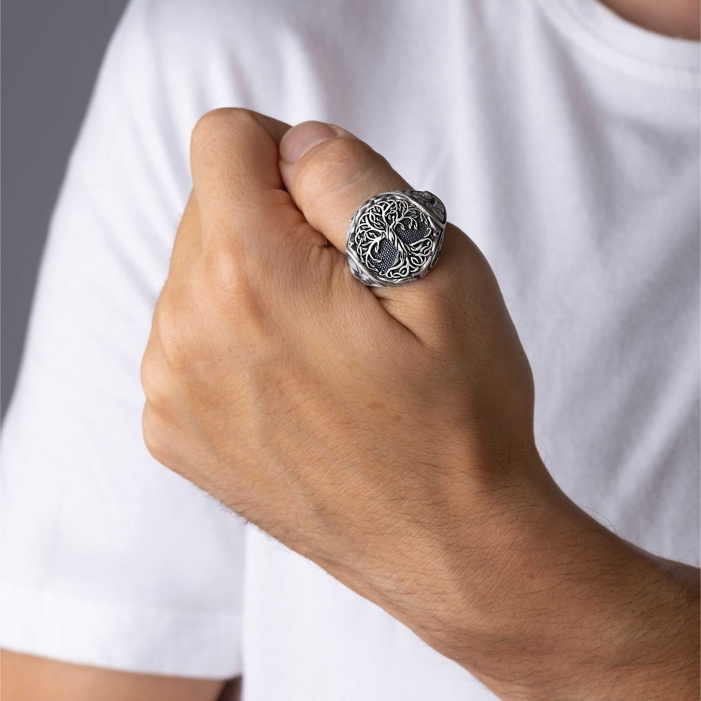 Life TORSADE RING #18 silver 925 Life TORSADE RING #18 silver 925