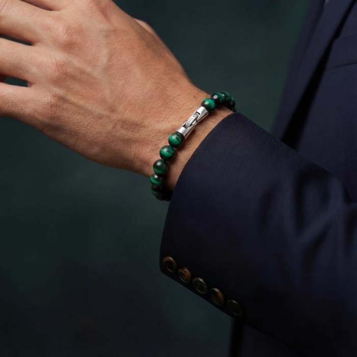 Green Tiger Eye Stone Spiritual Beads Bracelet-8mm