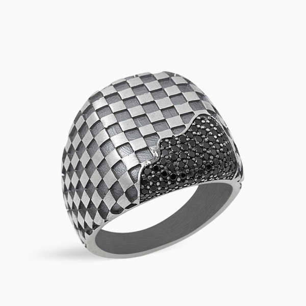 Modern Style Silver Ring