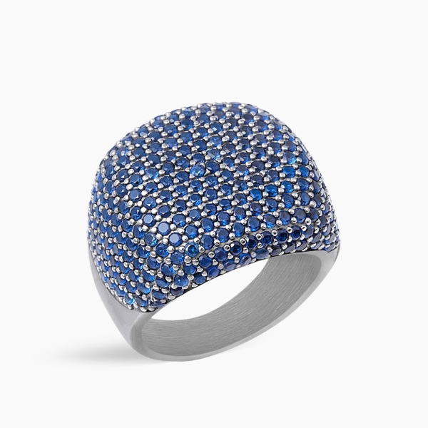 Arctic Blue Zirconia Ring