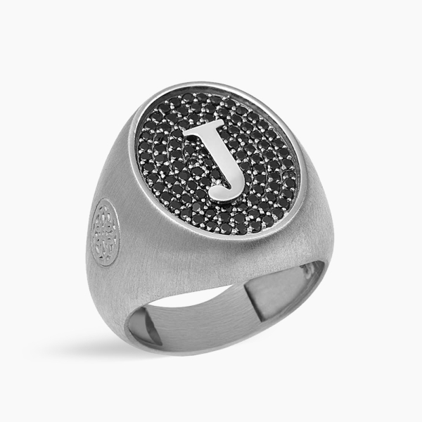 Exclusive 1 Letter Ring in 925K Silver