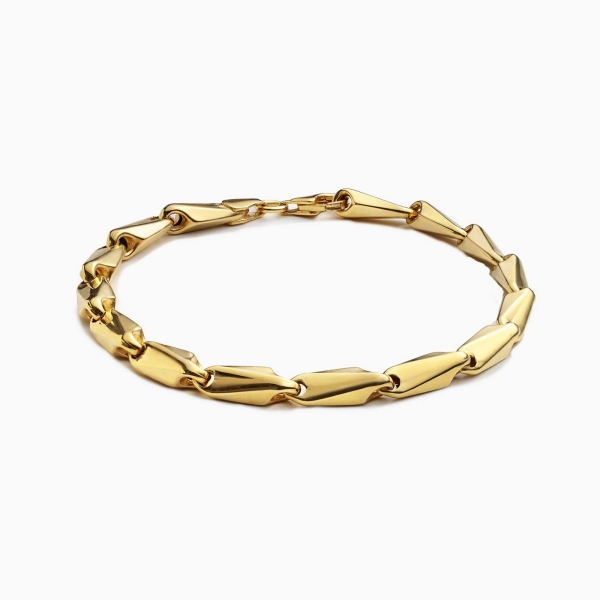 18K Gold Chain Bracelet
