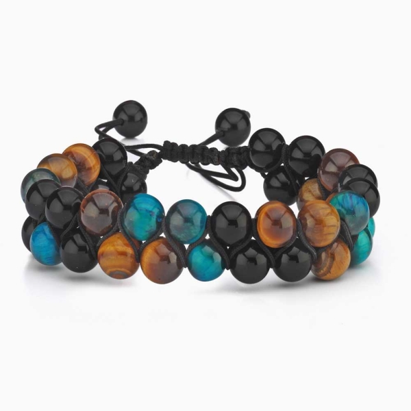 Tricolor Beaded Bracelet
