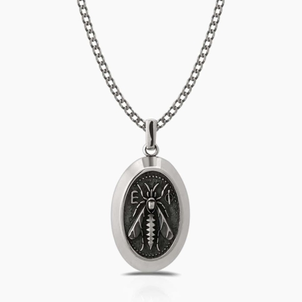 Bee Silver Necklace