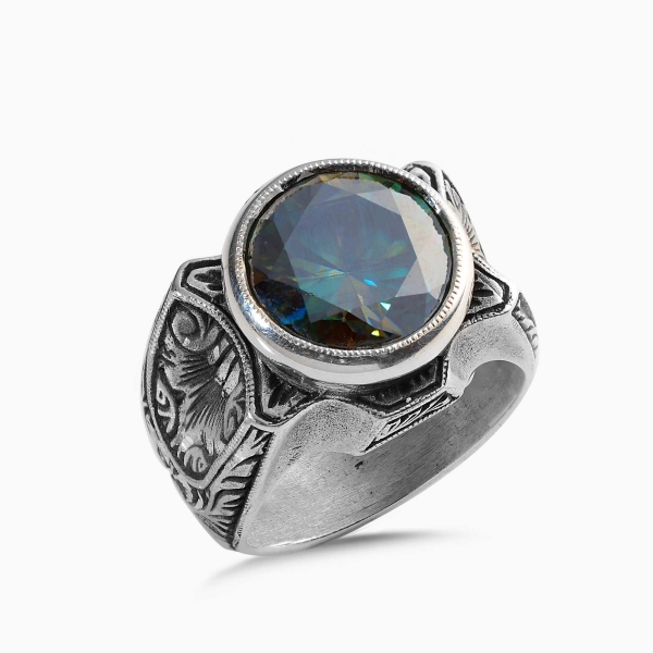 Handmade Moissanite Diamond Ring