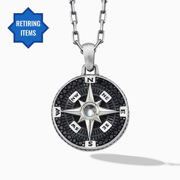 North Star Black Zircon Necklace