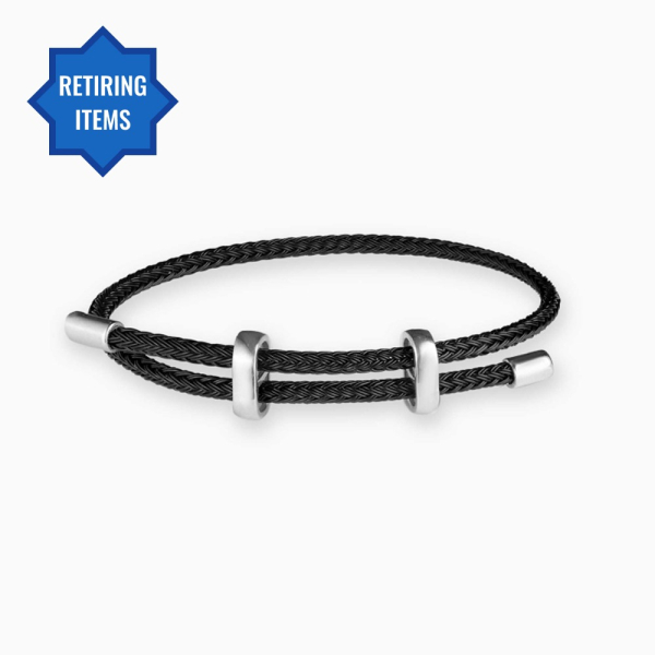 Silver Rope Bracelet 