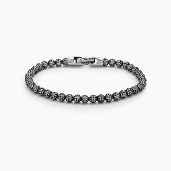 White Zircon Stone Spiritual Beads Bracelet-6mm