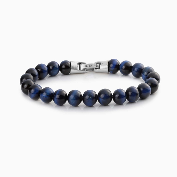 Blue Tiger Eye Stone Spiritual Beads Bracelet-8mm