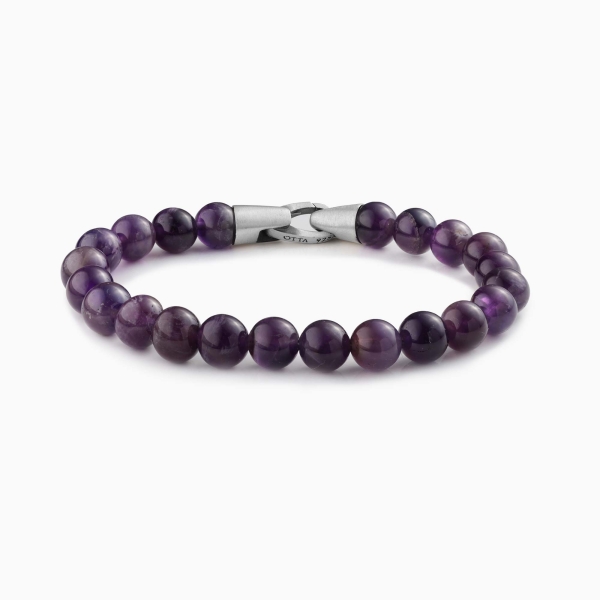 Amethyst Stone Spiritual Beads Bracelet-8mm
