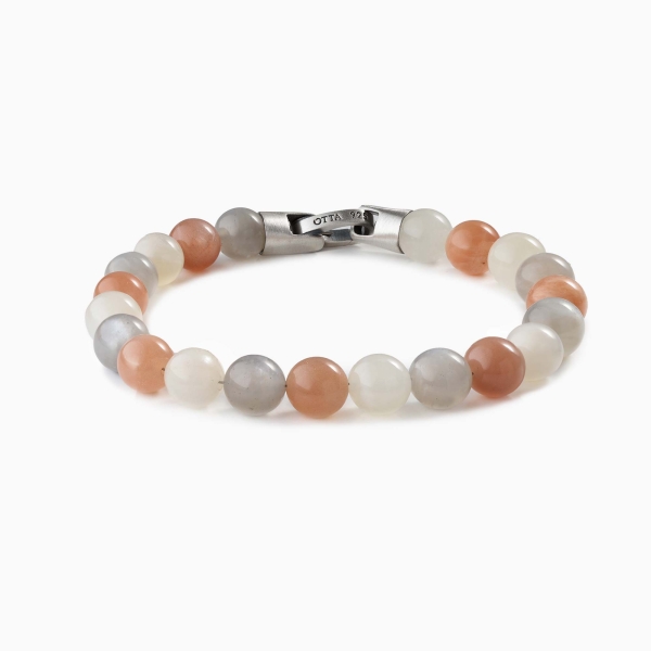 Mixed Colors Moonstones Spiritual Beads Bracelet-8mm