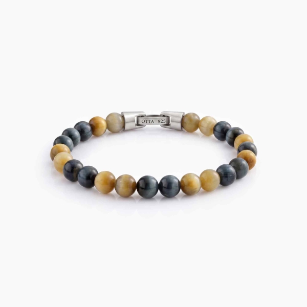 Multicolour Tiger Eye Stone Spiritual Beads Bracelet-8mm