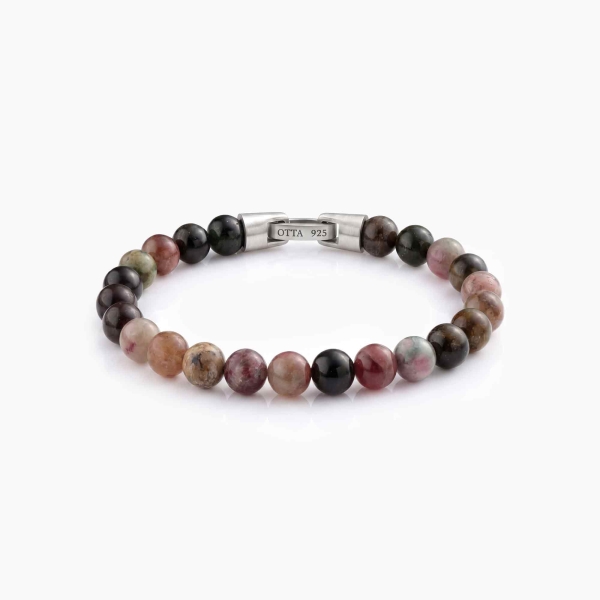 Mixed Tourmaline Stone Spiritual Beads Bracelet-8mm