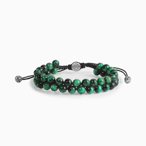 Green Tiger Eyes Handmade Bracelet