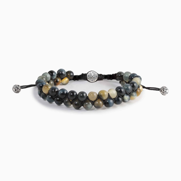 Multicolored Tiger Eyes Handmade Bracelet