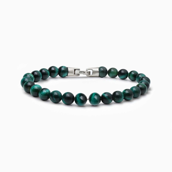 Green Tiger Eye Stone Spiritual Beads Bracelet-6mm