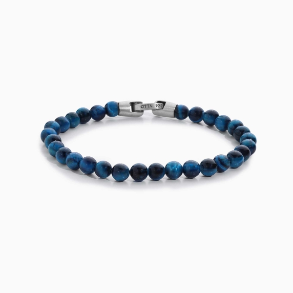 Blue Tiger Eye Stone Spiritual Beads Bracelet-6mm