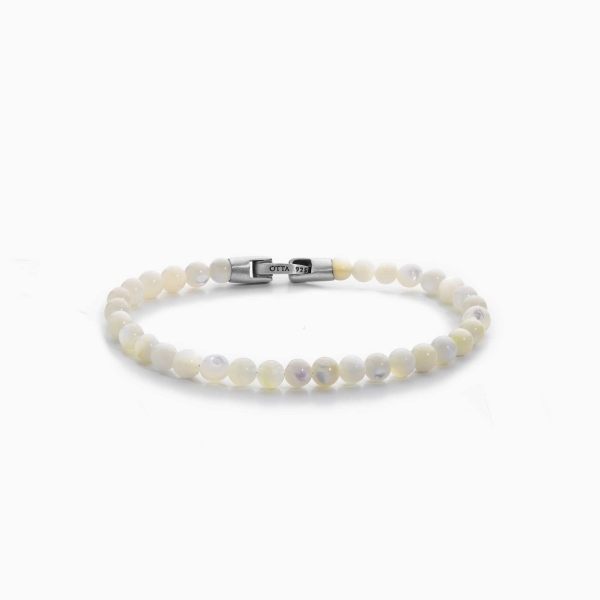 Mother of Pearl Stone Spiritual Beads Bracelet-6mm