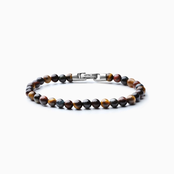Tiger Eye Stone Spiritual Beads Bracelet-6mm