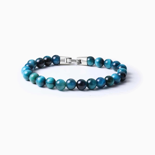 Blue Tiger Eye Stone Spiritual Beads Bracelet-8mm