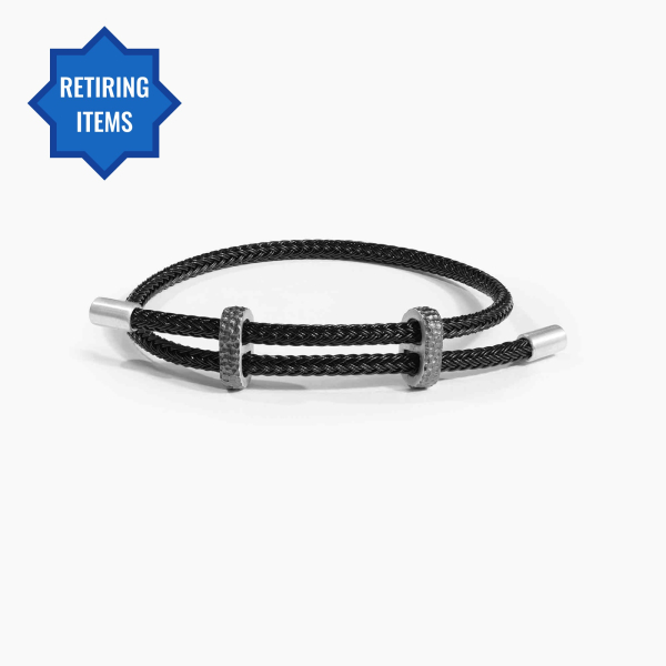 Silver Rope Bracelet 