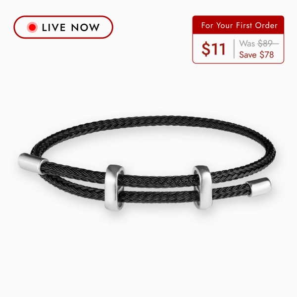 Silver Rope Bracelet