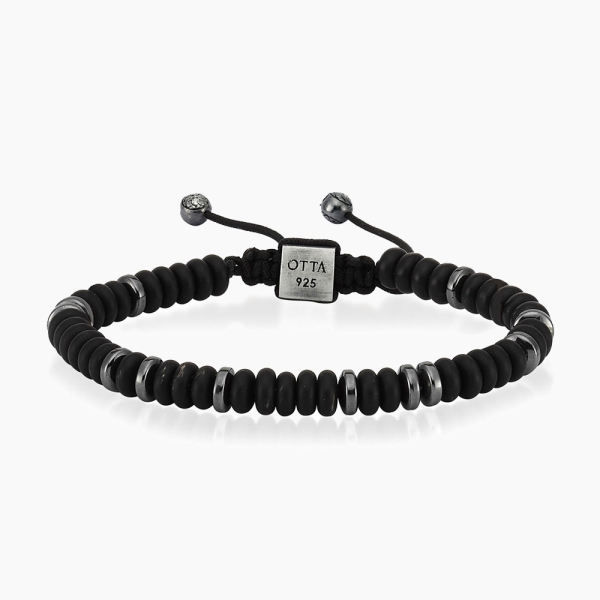 Onyx Bead Bracelet