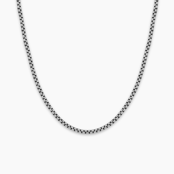 Round Box Chain Italian Silver - 2 mm