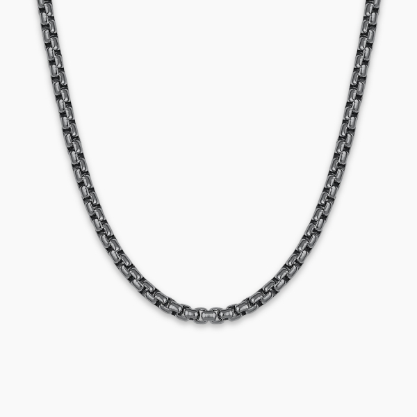 Round Box Chain Italian Silver - 5mm