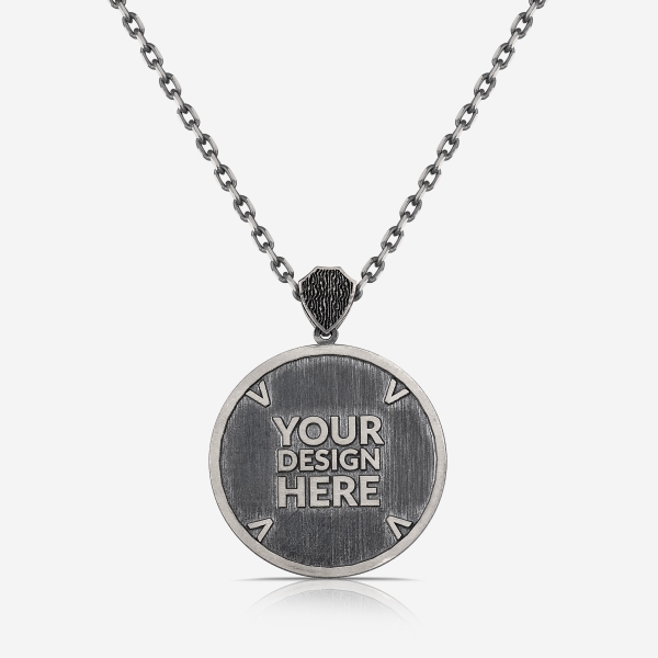 Hand-Engraved Customize Photo Necklace