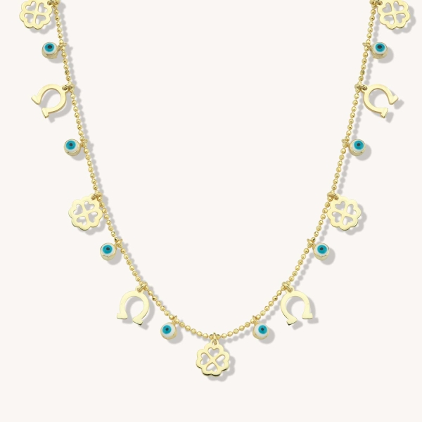 Triple Talisman Necklace