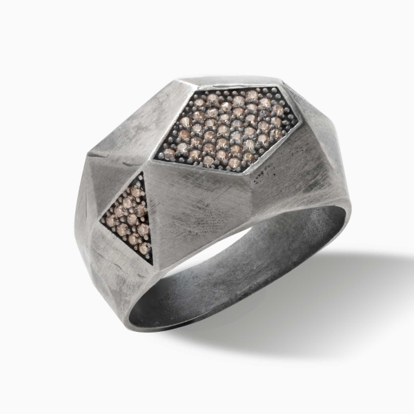 White Zircon Exclusive Band Ring