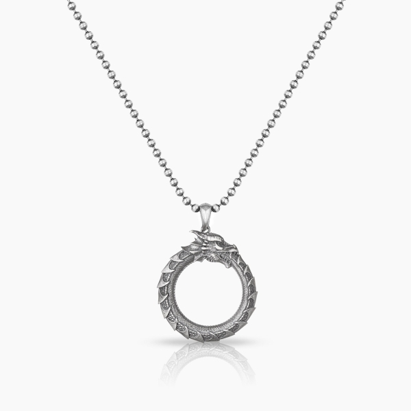 Silver Eternal Draco Pendant
