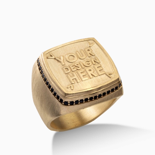 Customize Your Handmade Gold Plated Ring