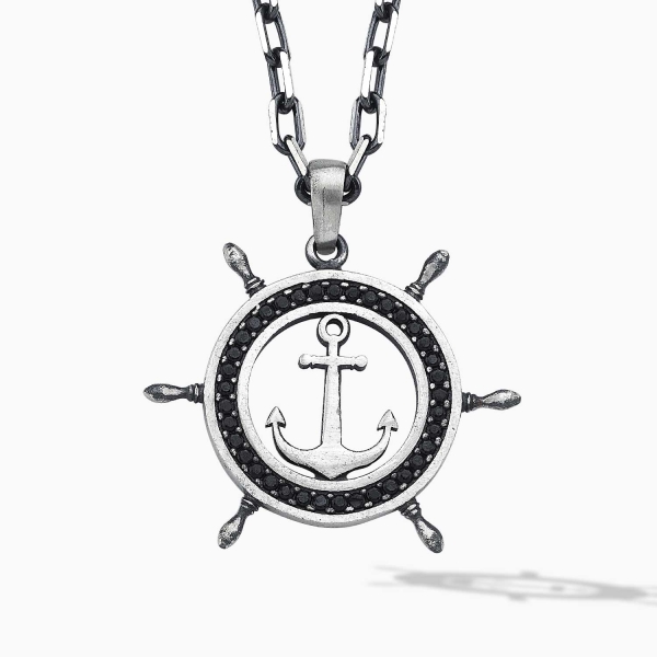 Silver Anchor Necklace