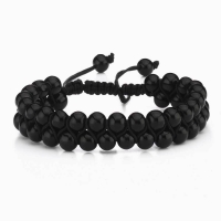 Black Onyx Beaded Bracelet