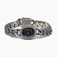 Double Headed Eagle With Zircon Bracelet