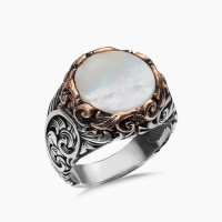 Pearl Serenity Silver Ring