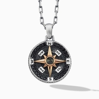 North Star Black Zircon Necklace
